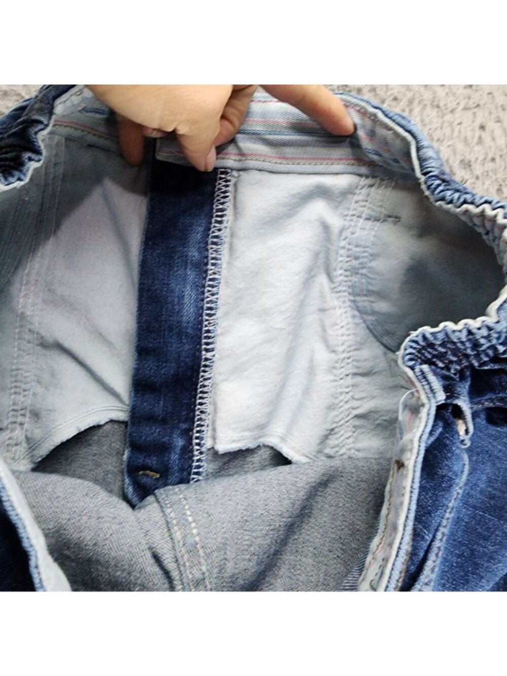 Lee Jeans Womens 16 Short Blue Stretch Denim Relaxed Fit - Picture 10 of 13